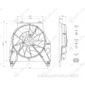 Motor de ventilador de refrigeración del radiador de bajo precio 12v